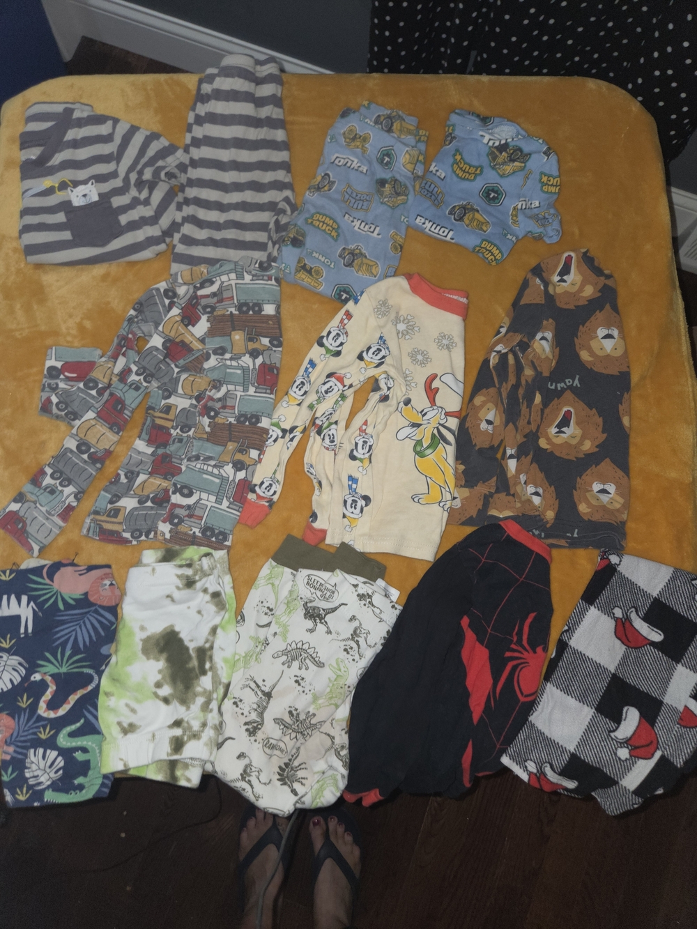 Baby Boy 3T/4T Cotton Pajama Bundle 8 pieces, two sets.